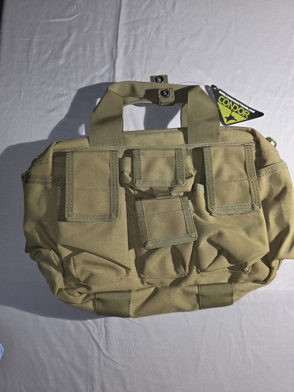 Condor Tactical Messenger Bag in Coyote W16" H10.5" D8"